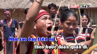 Sông Đắc Kroong Mùa Xuân Về  KARAOKE   Trọng Tấn [upl. by Bobseine]