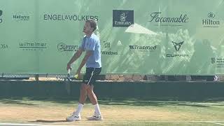 Pablo Carreno Busta practice Mallorca 2024 [upl. by Icats]