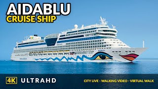 4K AIDAblu full ship tour  AIDA cruise ship [upl. by Nared]