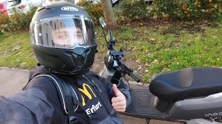 Erfurt bei Mcdonalds Mit ein 45kmh roller🥲🤣 [upl. by Gaulin863]