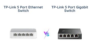 TPLink Fast Ethernet vs Gigabit Switch  Which is the right switch [upl. by Xer]