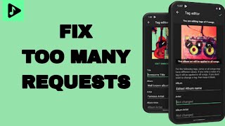 How To Fix And Solve Too Many Requests On Musicolet Music Player App  Easy Fix [upl. by Heigl]