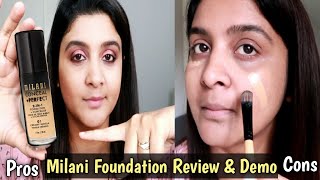 Milani Conceal  Perfect 2in1 Foundation Review amp DemoFull Coverage Foundation [upl. by Soinski993]