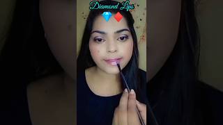 Diamond Lipstick 🌺😍😱 shorts makeup youtubeshorts [upl. by Assilim]