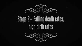 The demographic transition model simple [upl. by Tennaj]