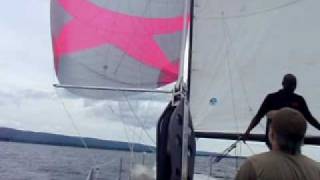 Spinnaker sailing Abbott 33 [upl. by Anitra291]