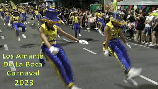 Carnaval porteño 2023 Los Amantes De La Boca corso Boedo Buenos Aires Argentina [upl. by Lilyan]