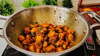 अरबी की चटपटी कुरकुरी मसालेदार सब्जी। Arbi Masala Recipe। [upl. by Natsuj]