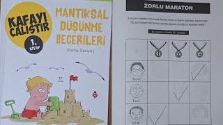 Kafayı Çalıştır İlkokullar için Zeka Geliştirme Seti Mantıksal Düşünme kolay seviye 1sınıf [upl. by Edda]