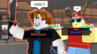 ROBLOX Murder Mystery 2 FUNNY MOMENTS Dare 1 [upl. by Colbye]