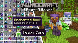 Bugs Glitches amp Updates In 1211 Minecraft Op Dupe Glitch illegals  More [upl. by Petronilla]