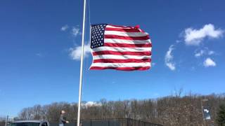 Malverns Maintenance Department Raises the Flag [upl. by Omrellig]