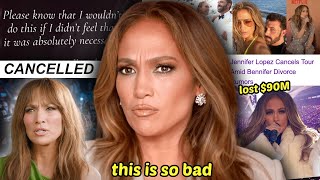 JENNIFER LOPEZ IS DONEcancelled tour [upl. by Sirtemed644]