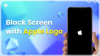 How to Fix iPhone Stuck in Black Screen with Apple Logo Loop [upl. by Ris875]