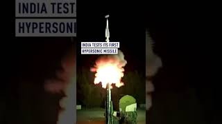 Recently tested hypersonic missile by India 🇮🇳 drdo isro missile india [upl. by Averir]