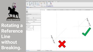 Revit Families  Reference Line Rotating 360° Without Breaking  Part 1 [upl. by Giamo]