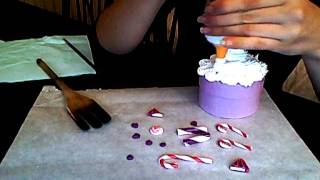 Tutorial Scatolina Fimo e Silicone  Panna e dolcetti [upl. by Madancy]