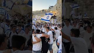 Jerusalem Day The Israeli Dance of FlagsIsrael 2024 [upl. by Noyk12]