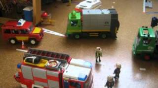 Playmobil Feuerwehr Verkehrsunfall [upl. by Nivej136]