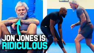 Jon Jones trains with Gordon Ryan GOAT vs GOAT [upl. by Charlet327]