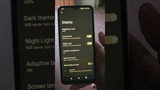 How to Turn on Dark Mode in Redmi A1 shorts [upl. by Nevarc507]