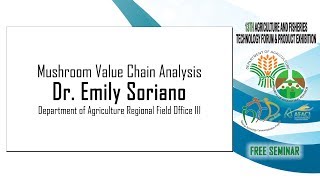 Mushroom Value Chain Analysis [upl. by Pazia]