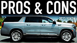 Pros amp Cons of the 2023 GMC Yukon SLT [upl. by Barthold358]