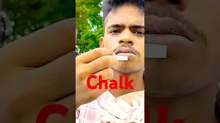 ASMR Eating white Chalk white chalk telor chalk best eating sound [upl. by Luciana]