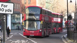 London buses in Theobalds Road 21012020 [upl. by Hayes304]