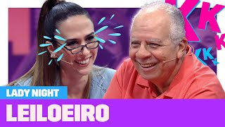 Leiloeiro  Entrevista com Especialista  Lady Night  Humor Multishow [upl. by Nilhsa]