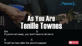 Tenille Townes  As You Are Guitar Chords Lyrics [upl. by Damarra712]