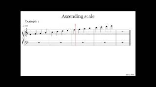 Ascending scale [upl. by Grimona]