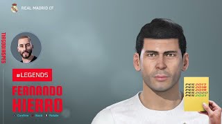 Fernando Hierro Face  Stats  PES 2019  REQUEST  VOTED 1 📊 TELEGRAM POLL [upl. by Nitniuq446]