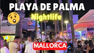 A Guide to PLAYA DE PALMA Nightlife Mallorca Majorca Spain [upl. by Akiras]