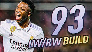 UPDATED 93 MAX RATED WINGER LWRW BUILD  FIFA 23 Pro Clubs [upl. by Ahsilef]