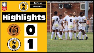 Highlights  Bilston Town Community 01 Racing Club Warwick  Saturday 27th August 2022  FA Vase [upl. by Schwartz]