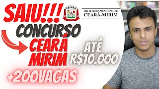 Saiu Concurso de Ceará Mirim [upl. by Stephine]