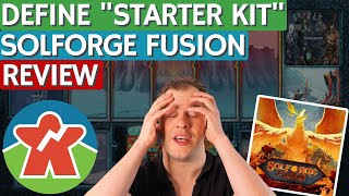 Solforge Fusion  Define quotStarter Kitquot  Board Game Review [upl. by Aoh]