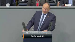 Steffen Janich AfD Bundestag  Ein GigabyteGrundbuch ist notwendig [upl. by Ellezig282]