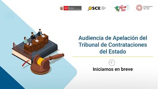 Audiencia de Apelación del Tribunal de Contrataciones del Estado  S5EXP 15592024TCE [upl. by Engleman576]