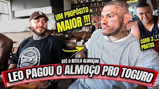 LÉO STRONDA PAGOU O ALMOÇO DO TOGURO E DE TODOS NA MESA  BITELO COMEU 3 PRATOS [upl. by Niabi]