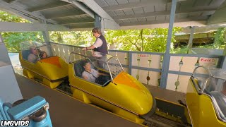 Unique Matterhorn Bobsleds  Ice Mountain Ride  Enchanted Forest  4K 60FPS POV [upl. by Lebasile121]