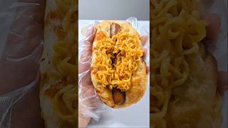 buldak ramen amp pizza bread [upl. by Aciretehs837]