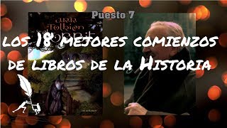 Los 18 mejores comienzos de libros de la historia [upl. by Charron693]