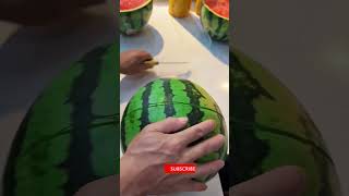 Every piece of watermelon is a taste of summer watermelon shorts mukbang [upl. by Ahsiret869]