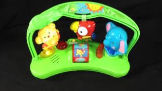 Fisher price rainforest jumperoo musical toy [upl. by Barren]