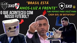 CLUBES BRASILEIROS DESTROEM ADVERSÁRIOS ARGENTINOS E URUGUAIOS QUESTIONAM O FUTEBOL SULAMERICANO [upl. by Bramwell]