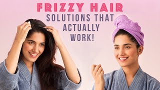 Get Rid of Frizzy Hair in 3 Easy Ways  Glamrs [upl. by Acirat306]