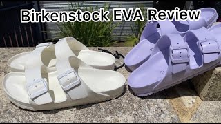 BIRKENSTOCK EVA REVIEW  New VS 2YEAR OLD EVA  BEFORE AND AFTER  SOLE SAVER [upl. by Redmond388]