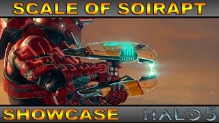 Scale Of Soirapt  Ultra Rare Weapon Showcase  Halo 5 Guardians [upl. by Nnylrac]